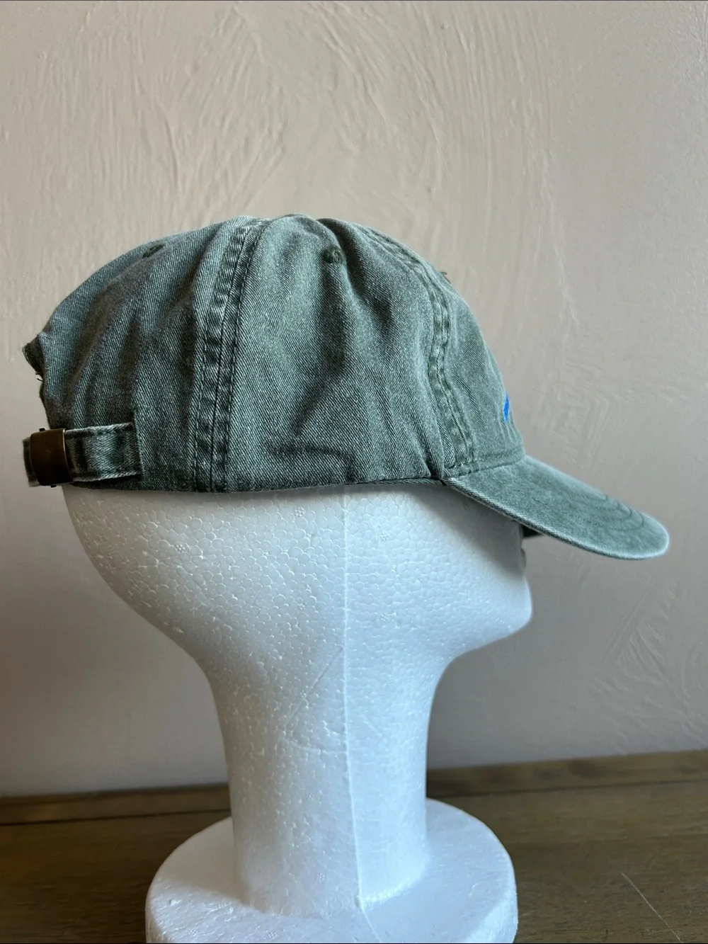 Steelers Embroidered Blue Jay Olive Baseball Cap. One Size. 100% Cotton. Unisex.